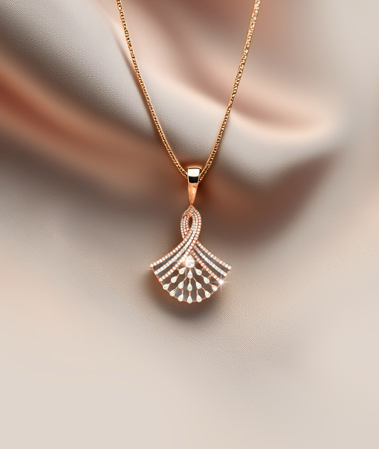 Diamond necklace for women